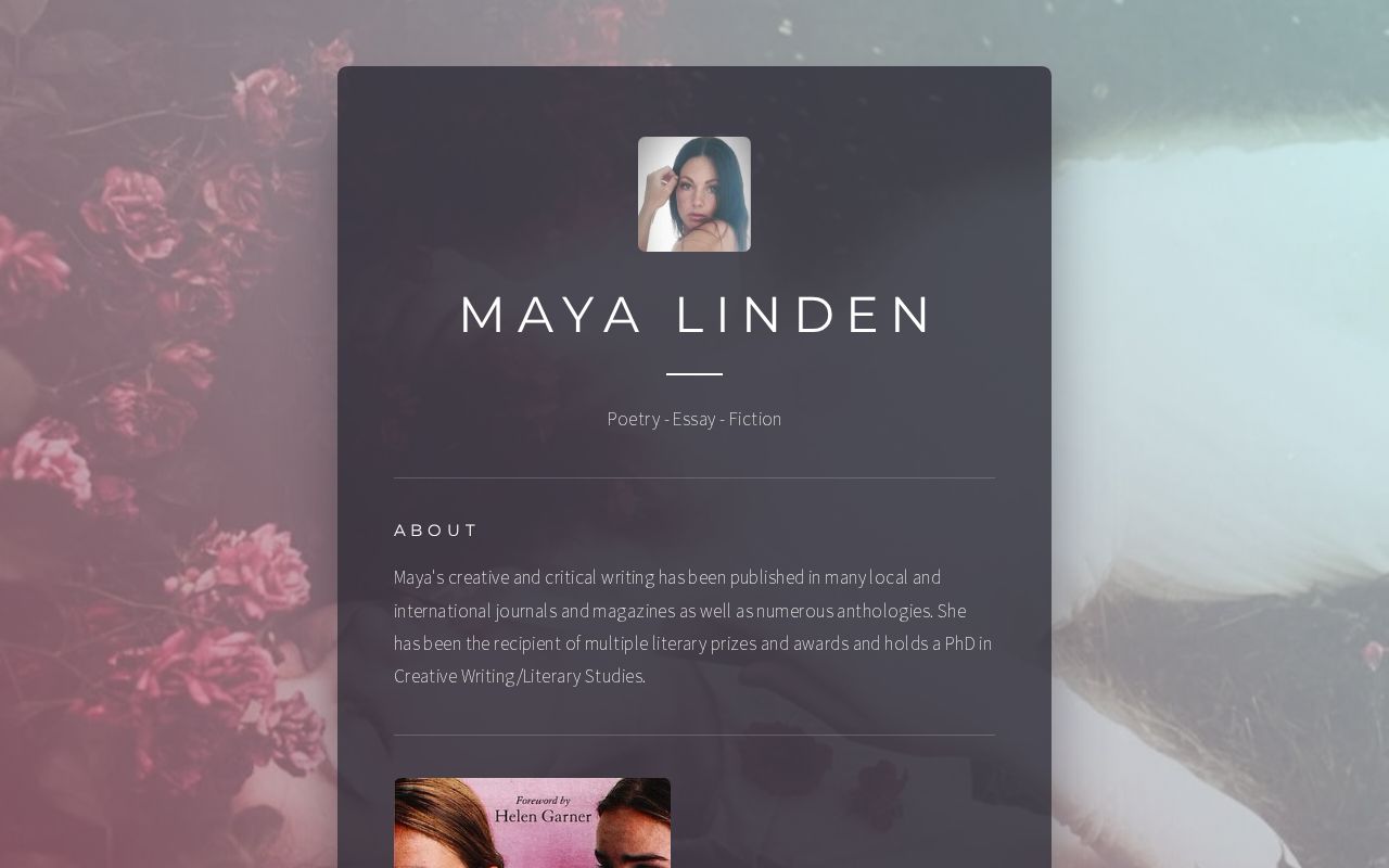 Maya Linden - Writer